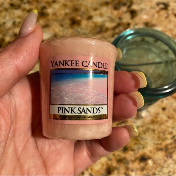 Mini Candle Holder & Pink Sands Candle Bundle - Picture 3 of 3
